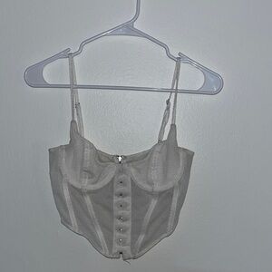 White Fox Boutique Unapologetic Bustier White